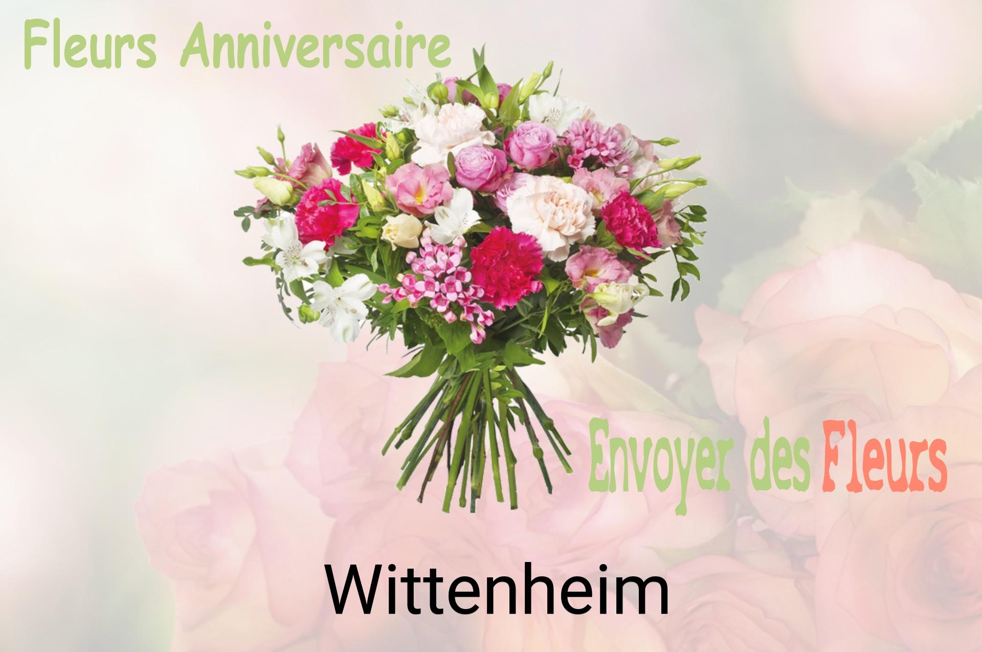 Bouquet de fleurs d’anniversaire livré à Wittenheim